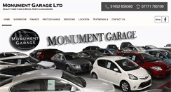 Desktop Screenshot of monumentgarage.com